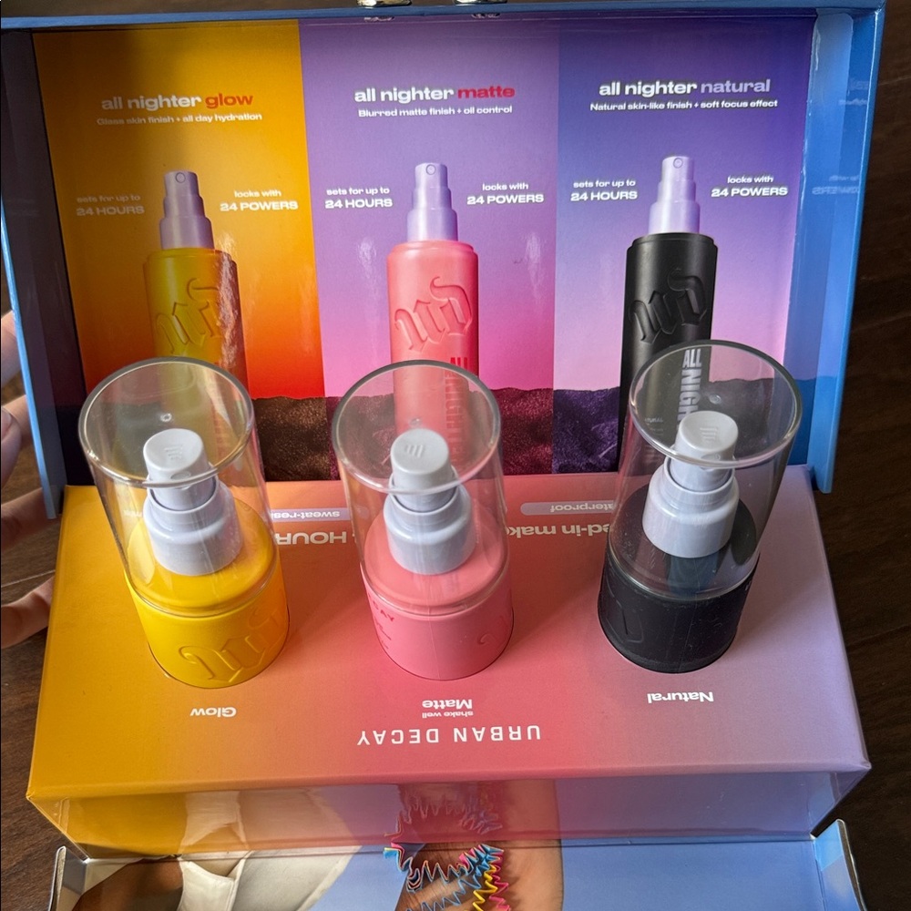 Urban Decay All Nighter Setting Spray Collection - Glow, Matte, Natural